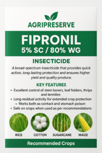 Fipronil Fipronil insecticide bottle – broad-spectrum pesticide for termite and pest control.